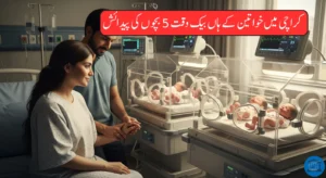 Karachi Couple Blessed with Quintuplets