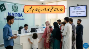 NADRA CNIC & B-Form Fee Structure